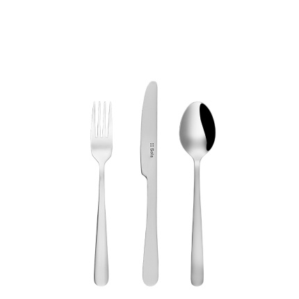 Event cutlery set 3 pcs – Basic Alpha