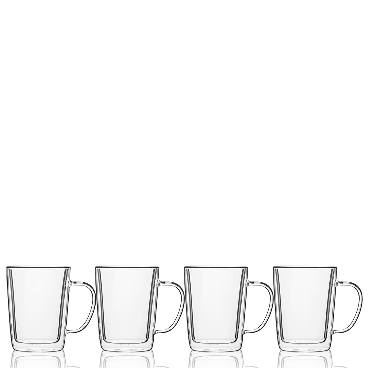 Tazza BASIC Glas Double Wall 300 ml - set da 4