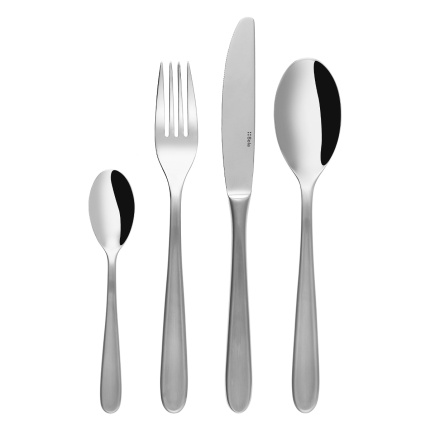 Cutlery set 30 pcs – Loop satin handle
