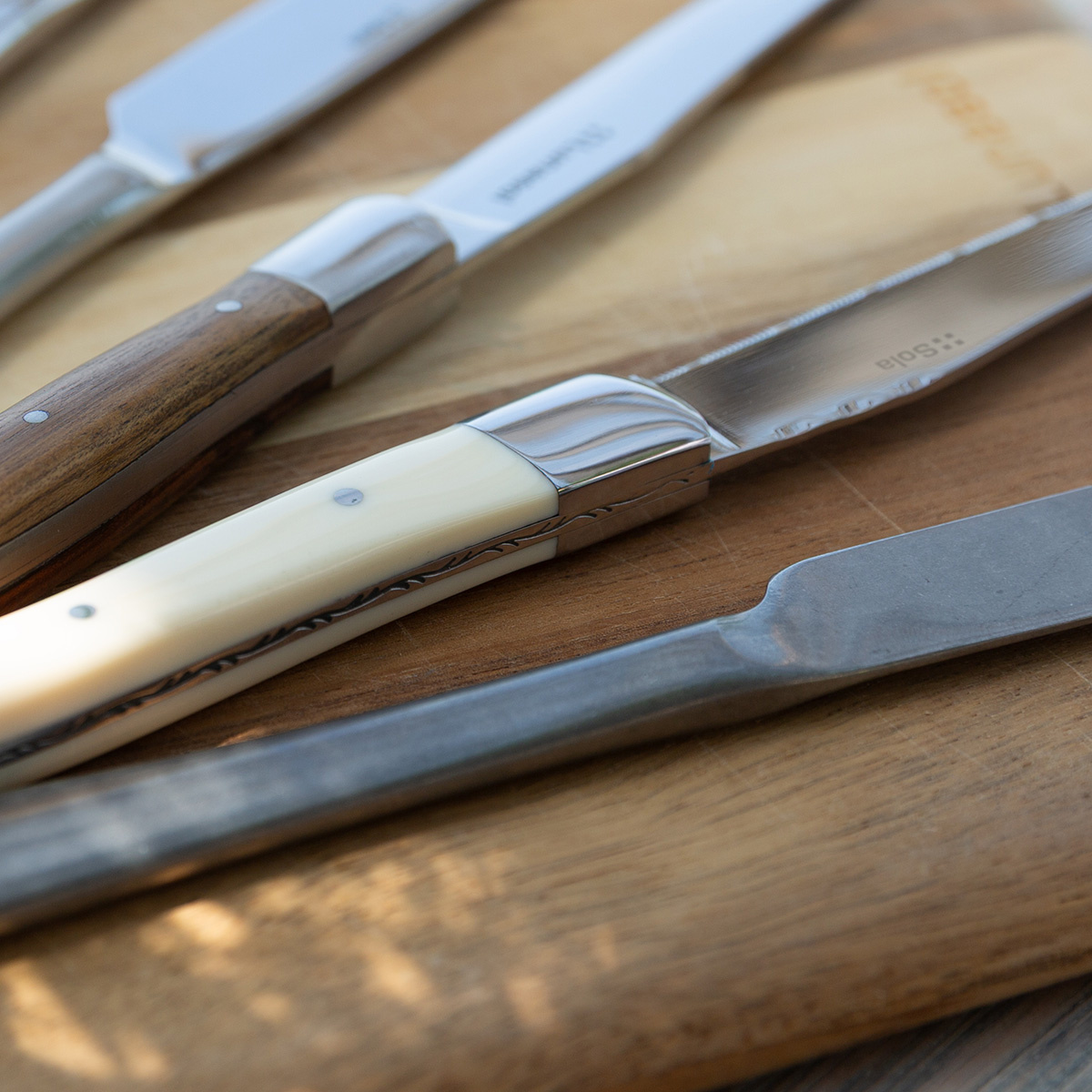 Steak knife set 6 pcs white | Basic Country II