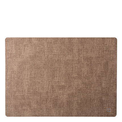 Set de table rectangulaire PVC Taupe 45 x 32 cm – Elements Ambiente