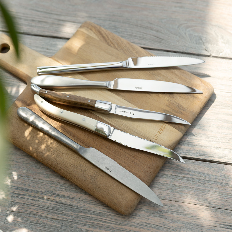 Steak knife set 6 pcs white | Basic Country II
