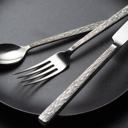 Cutlery set 16 pcs – Sardegna Waterfall handle graphite