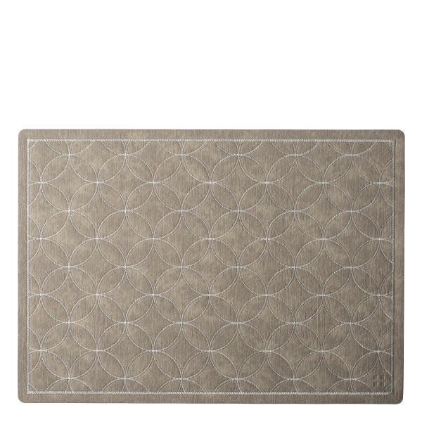 Tovaglietta Stitch taupe 45×32 cm | Elements Ambiente