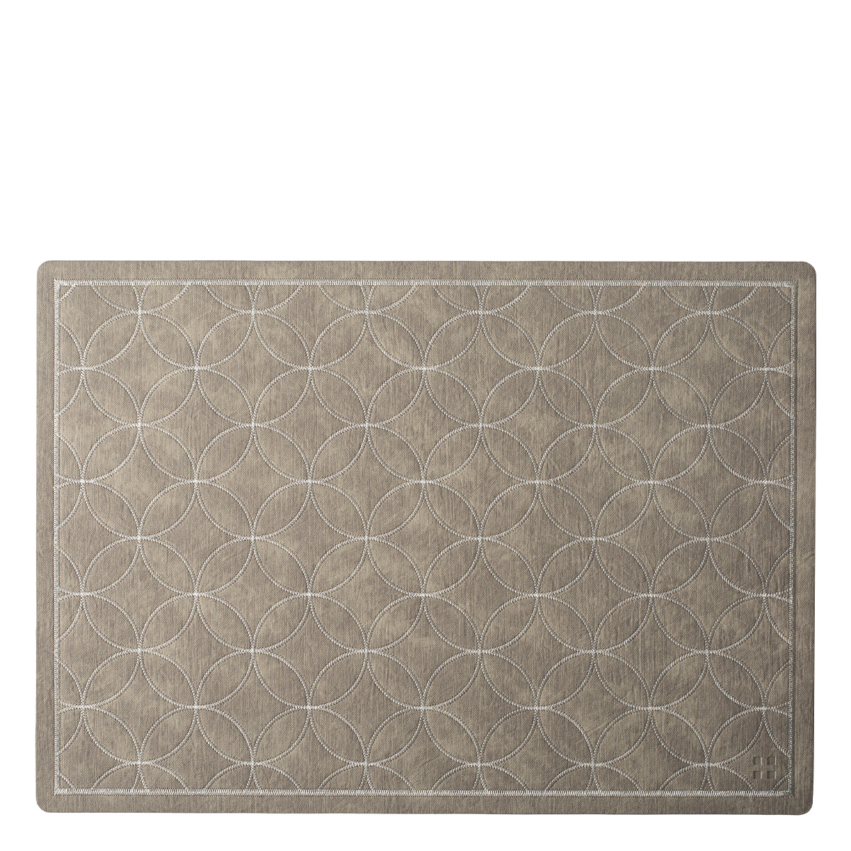 Tovaglietta Stitch taupe 45×32 cm | Elements Ambiente