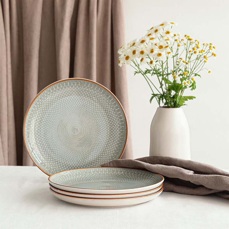 Speiseteller Coupe 27 cm 4er-Set - Elements Day Mandala