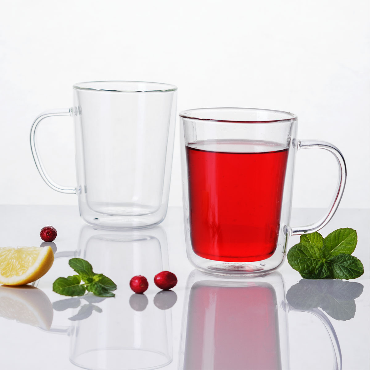 BASIC Glas Double Wall cup 300 ml - set of 4