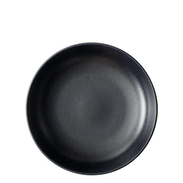 Piatto fondo U-Coupe 21 cm - BASIC Lunasol nero opaco