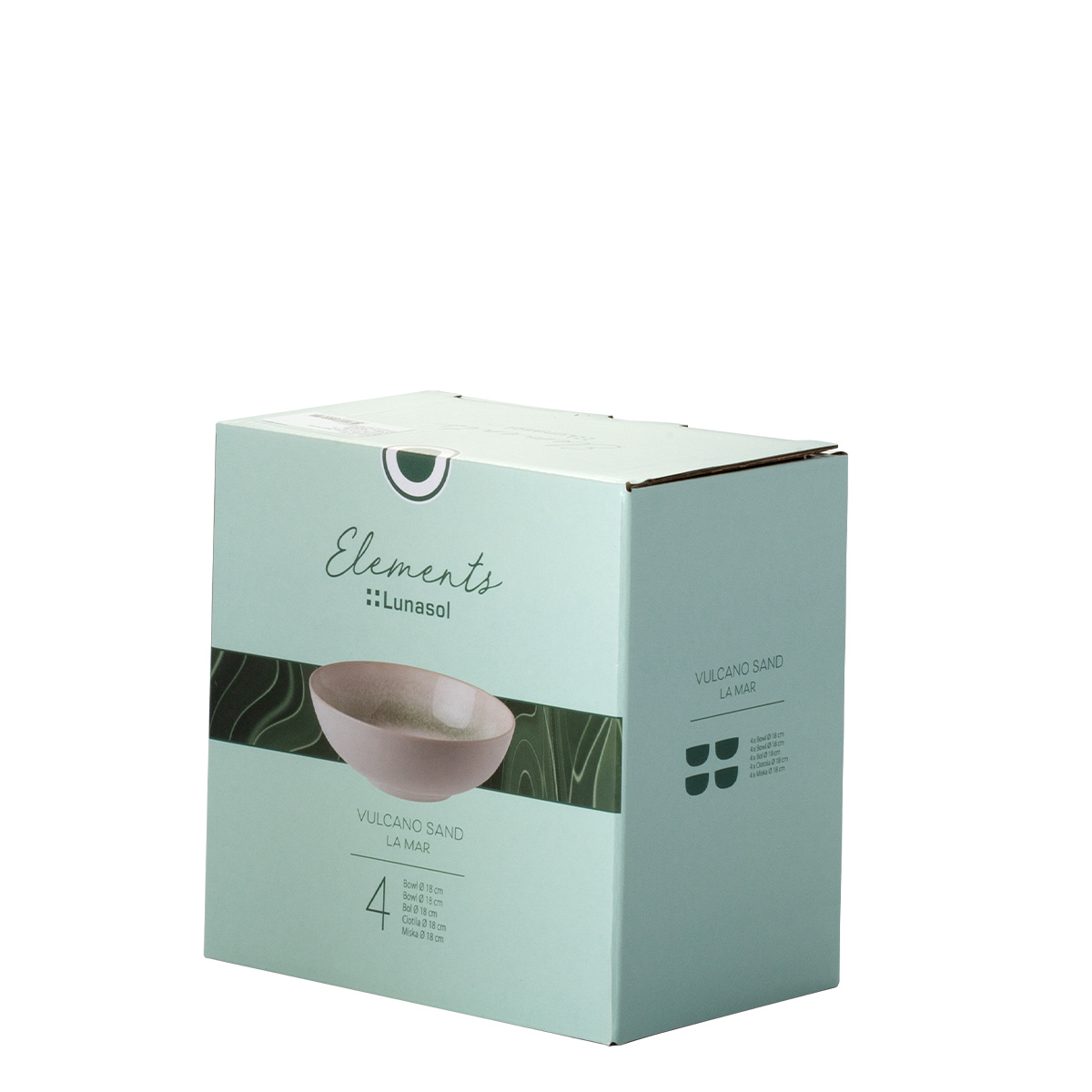 Bowl set 4 pcs | Vulcano Sand la mar