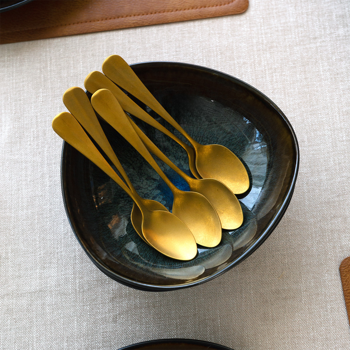 Besteck-Set 24-tlg. - Baguette Vintage PVD Gold