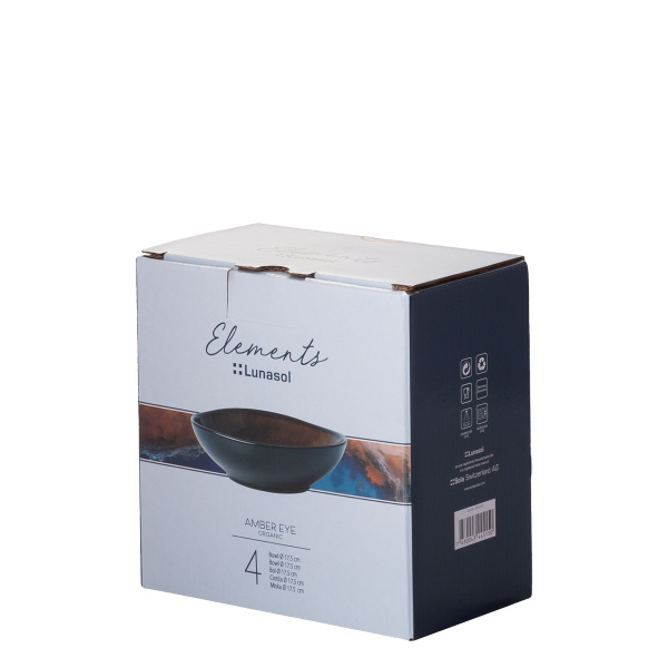 Set 4 ciotole | Elements Amber Eye Organic