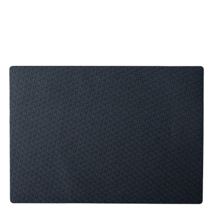 Set de table rectangulaire PVC bleu acier – Elements Ambiente Levante