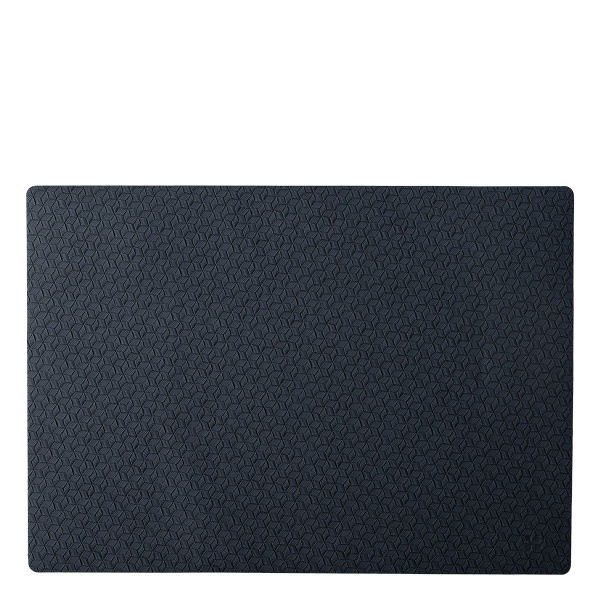 Rectangular PVC placemat steel blue – Elements Ambiente Levante