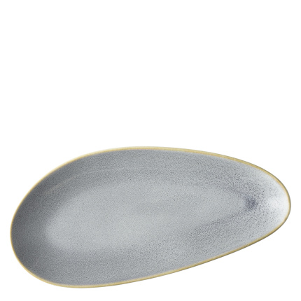 Platter ovale 35 cm – Gaya Atelier Glacial Ice