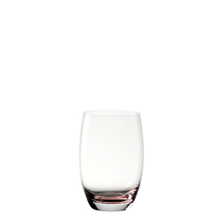 Tumbler glass 460 ml with red bottom | Optima Glas