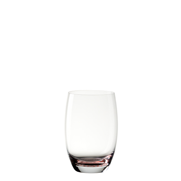 Tumbler glass 460 ml with red bottom | Optima Glas