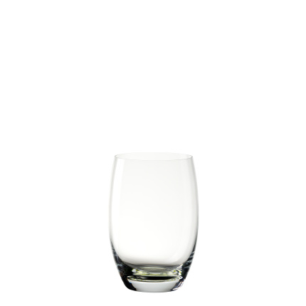 Tumbler glass 460 ml with green base | Optima Glas