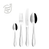 Set di posate dessert 24 pezzi — Queen argentato