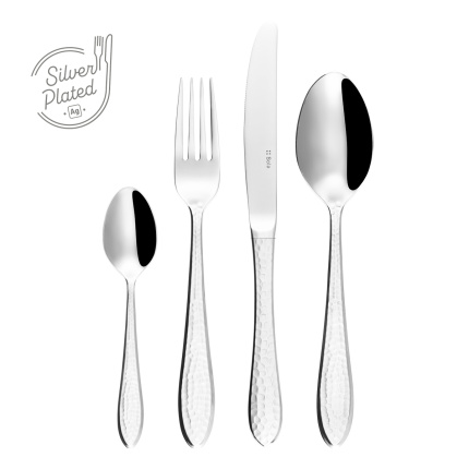 Silver-plated cutlery set 24 pcs | Queen Sola