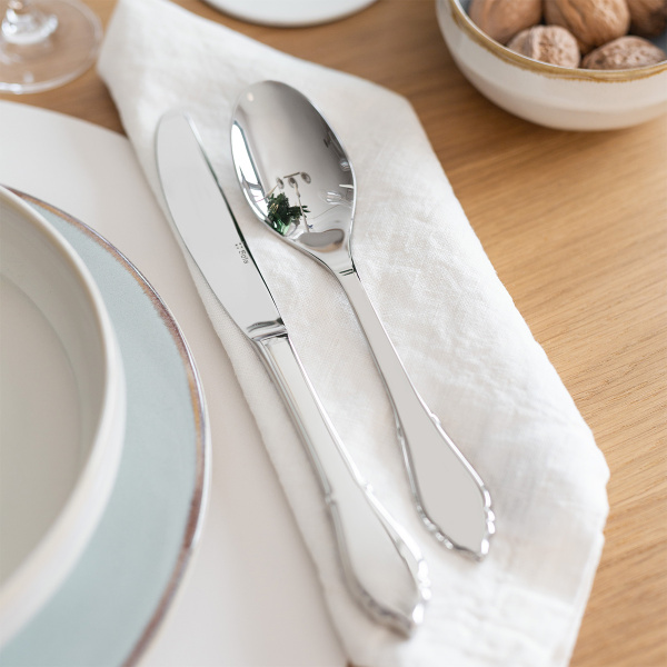 Set di posate argentate 24 pezzi | 7th Generation Duke