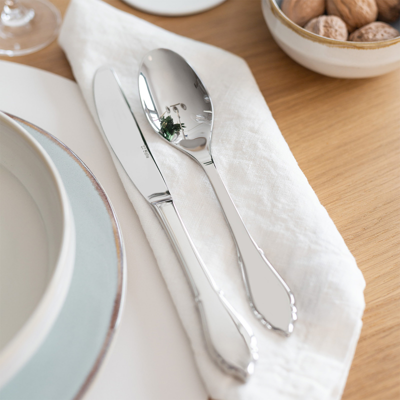 Set di posate argentate 24 pezzi | 7th Generation Duke