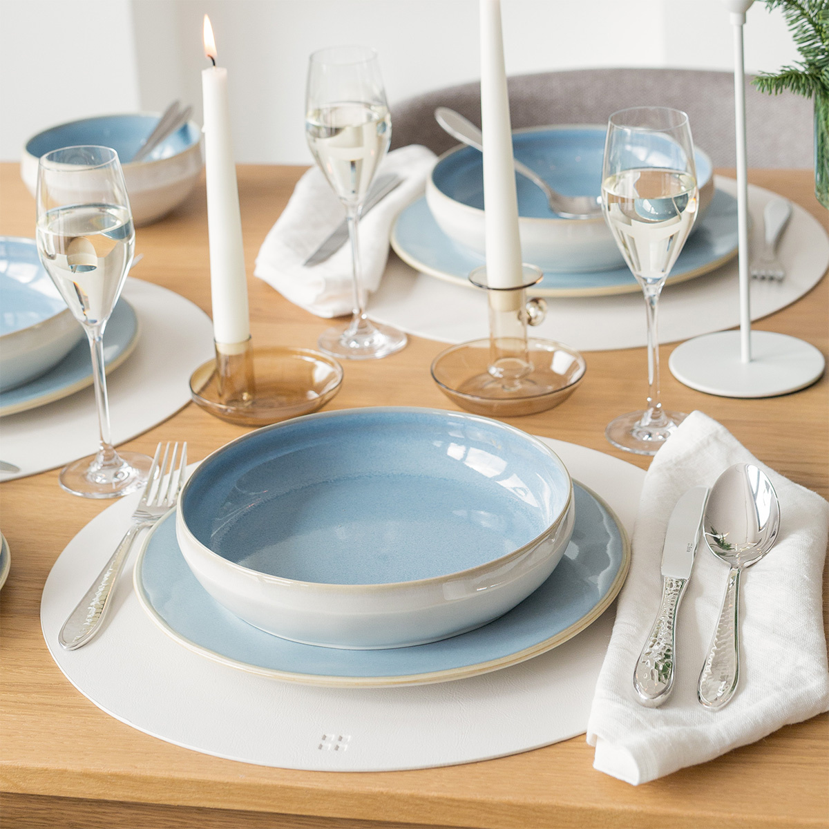 Set di posate argentate 24 pezzi | Queen Sola