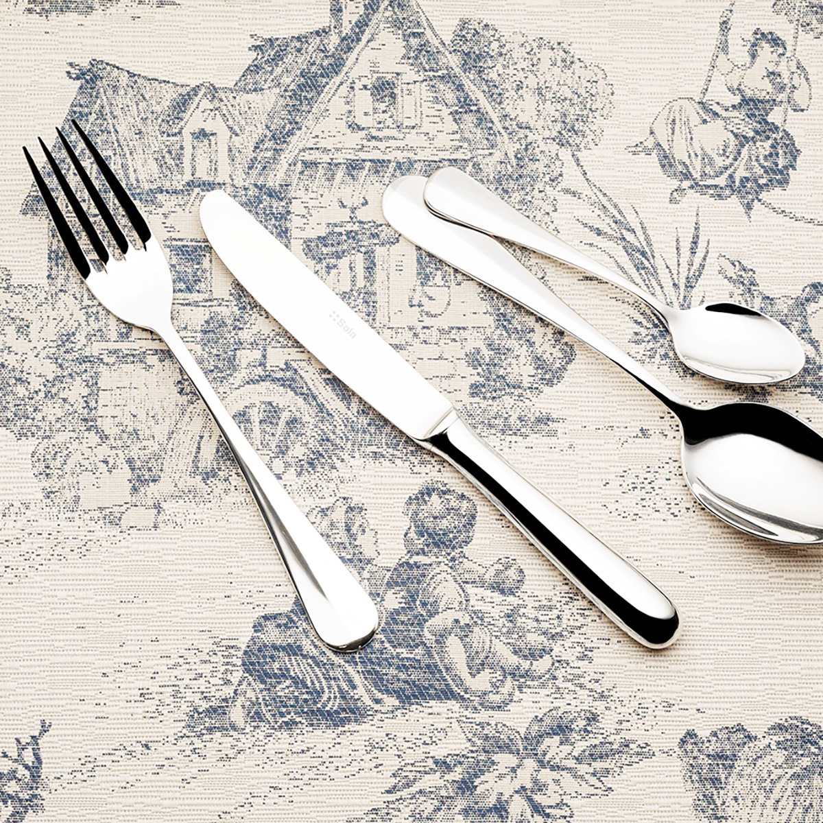 Set di posate argentate 24 pezzi | Baguette Sola