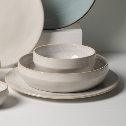 Ceramic plate set 18 pcs - Gaya Elements Lumina North