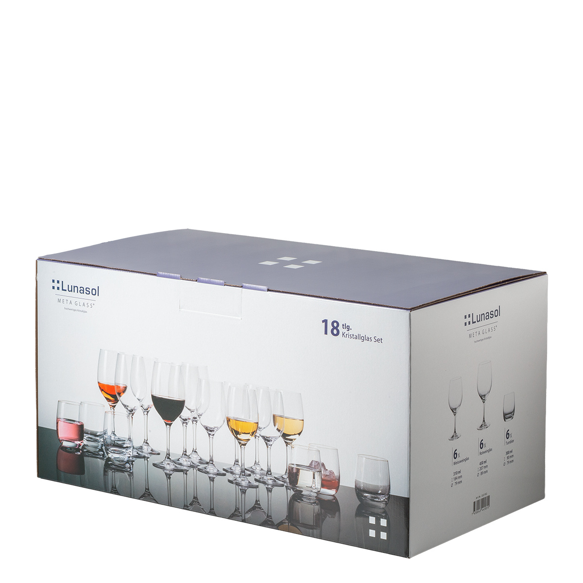 Starter glass set 18 pcs | Anno Premium Glas