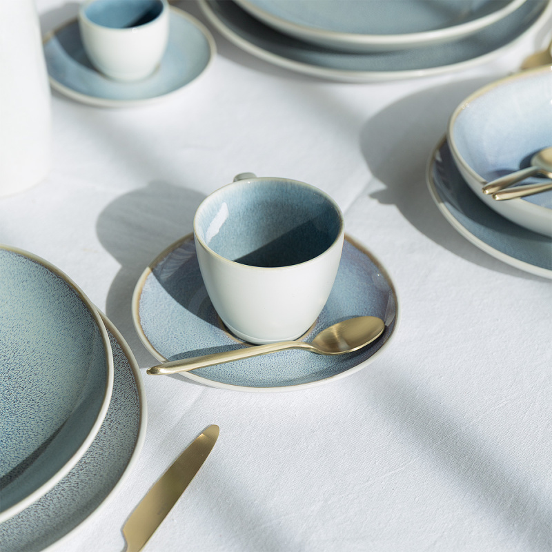 Coffee saucer 15.5 cm Glacial Ice | Lunasol