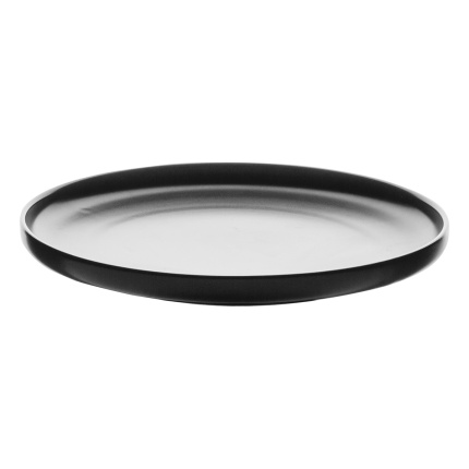 Dessert plate Coupe black 20 cm – Flow