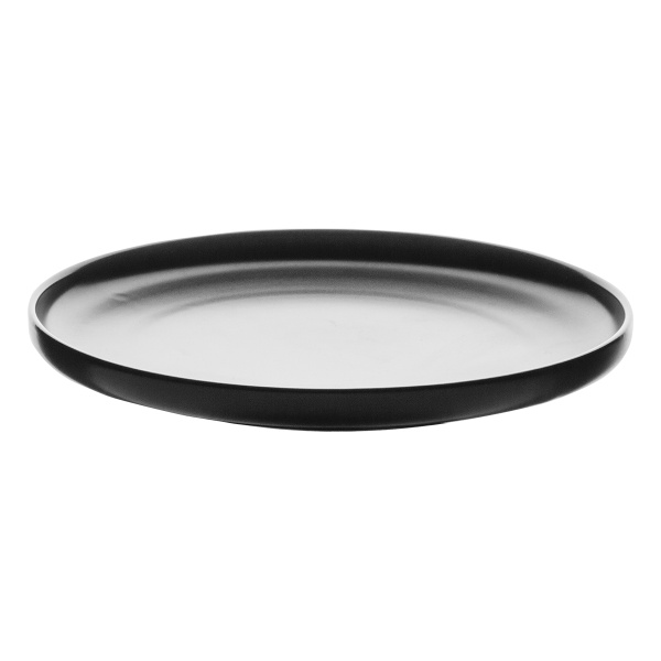 Dessertteller Coupe schwarz 20 cm – Flow