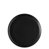 Dessertteller U-Coupe schwarz 20 cm – Flow