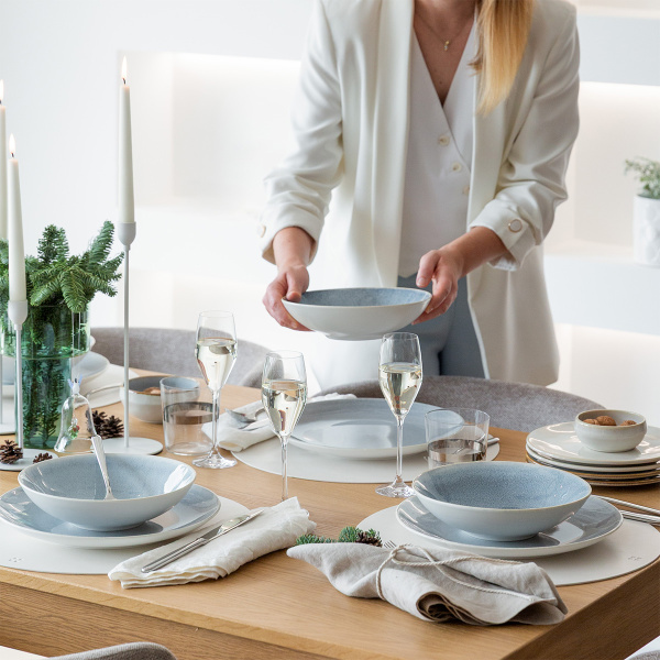 Dinner plate Coupe 280 mm - Gaya Atelier Glacial Ice