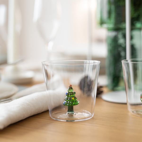 Bicchiere con motivo albero di Natale | Ichendorf