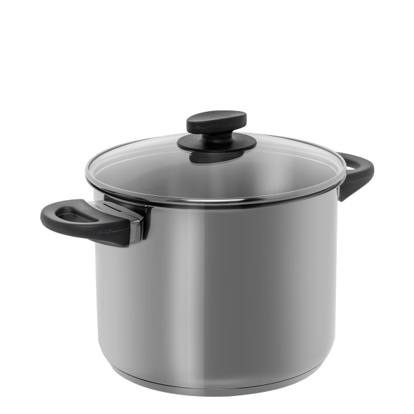Casserole à manche avec couvercle ø 22cm, 6,5 L