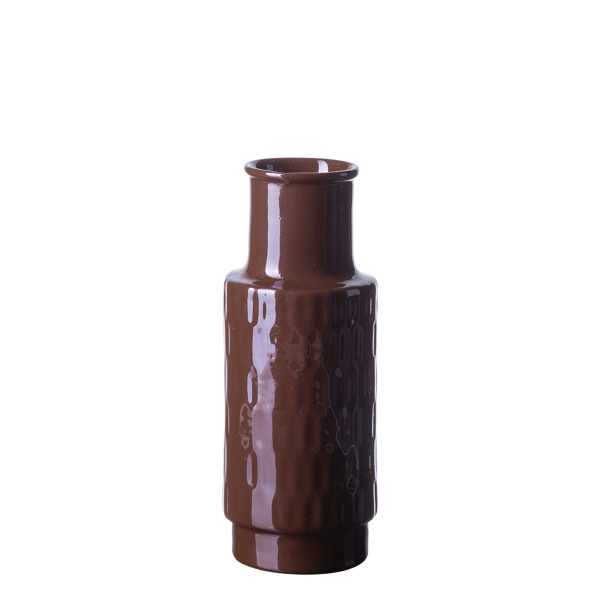 Vase 21 cm dark brown | Milady Solatelier