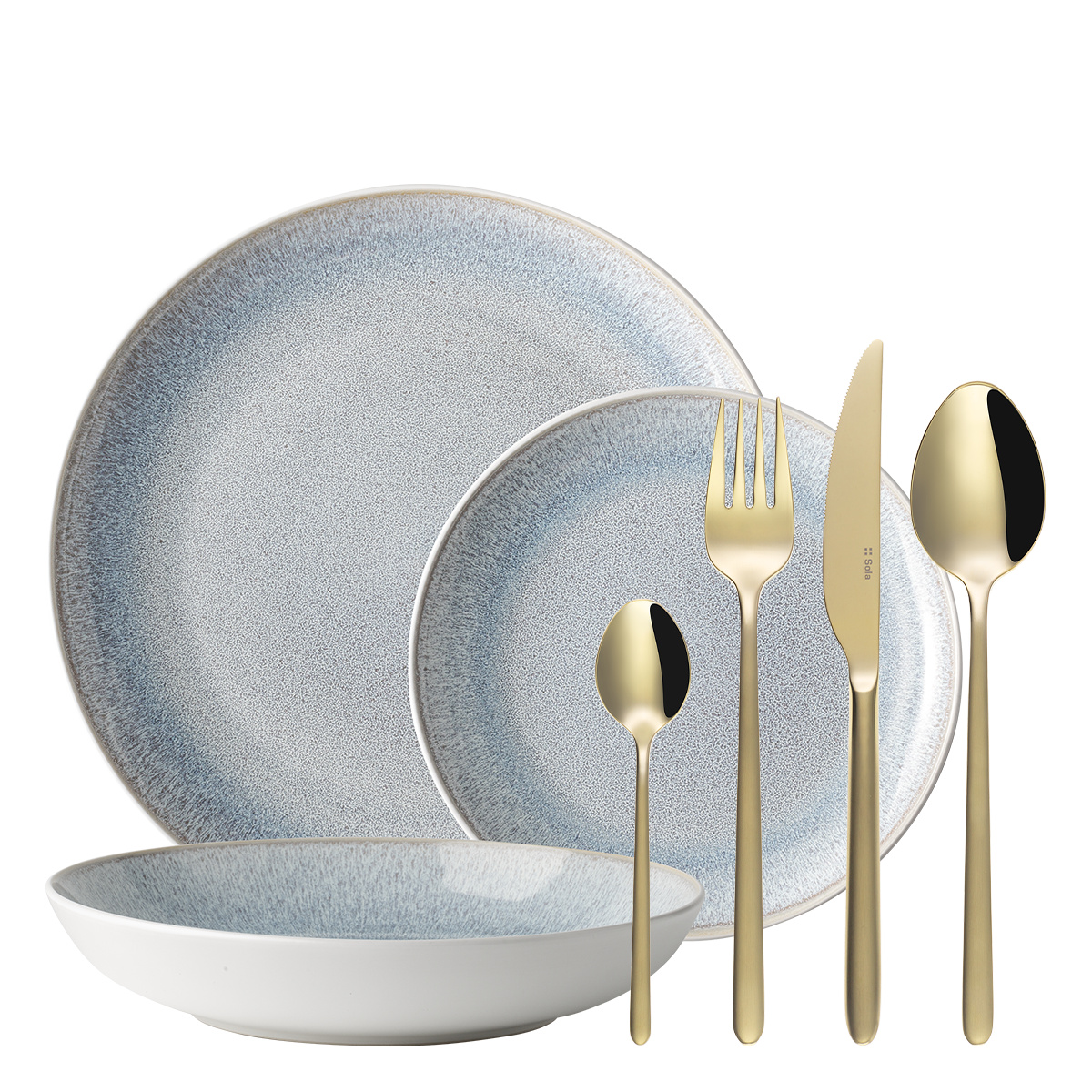 Starter tableware set 32 pcs | Elements Glacial Ice