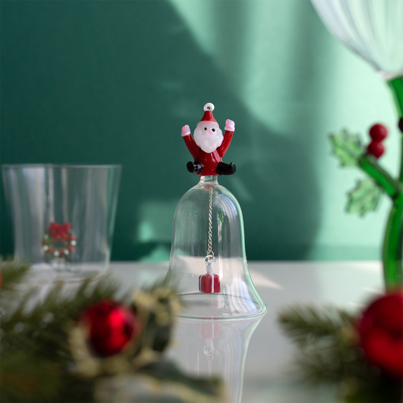 Glasglocke Santa Claus | Ichendorf