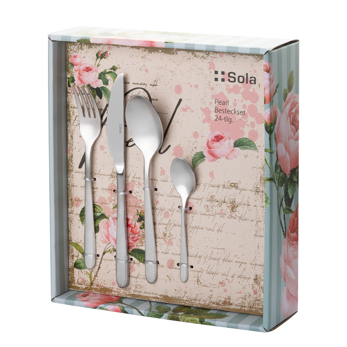 Starter tableware set 36 pcs | Elements Pearl