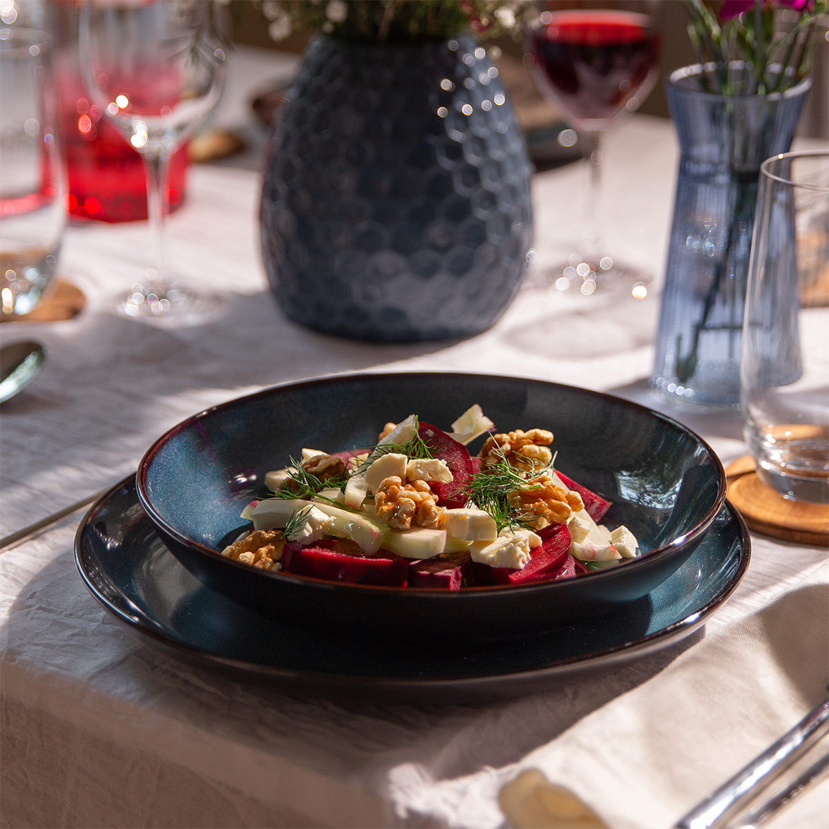 Starter tableware set 36 pcs | Elements Night