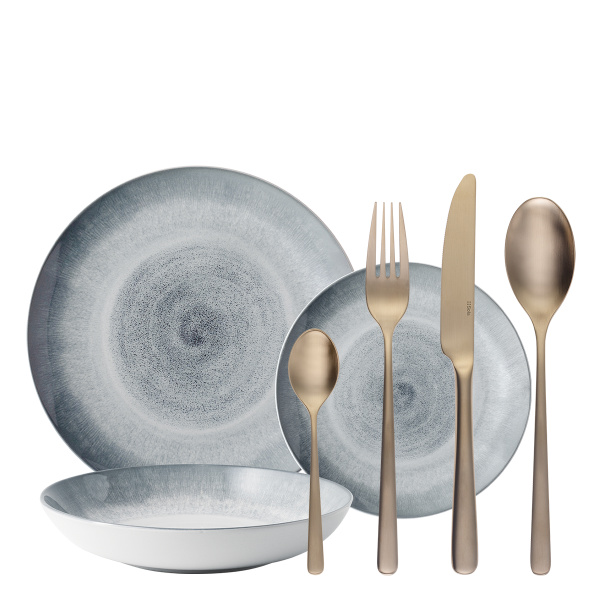 Set di stoviglie iniziale 28 pezzi | Elements Vulcano