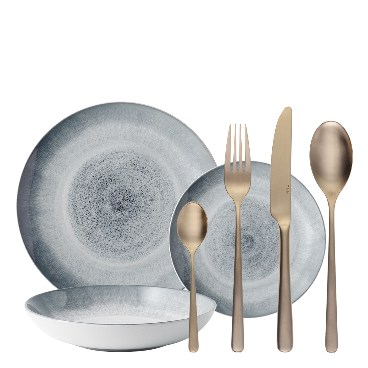 Starter tableware set 28 pcs | Elements Vulcano