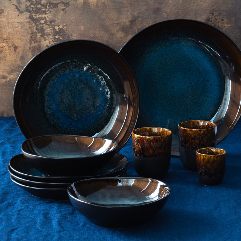Set di stoviglie iniziale 28 pezzi | Elements Amber Eye