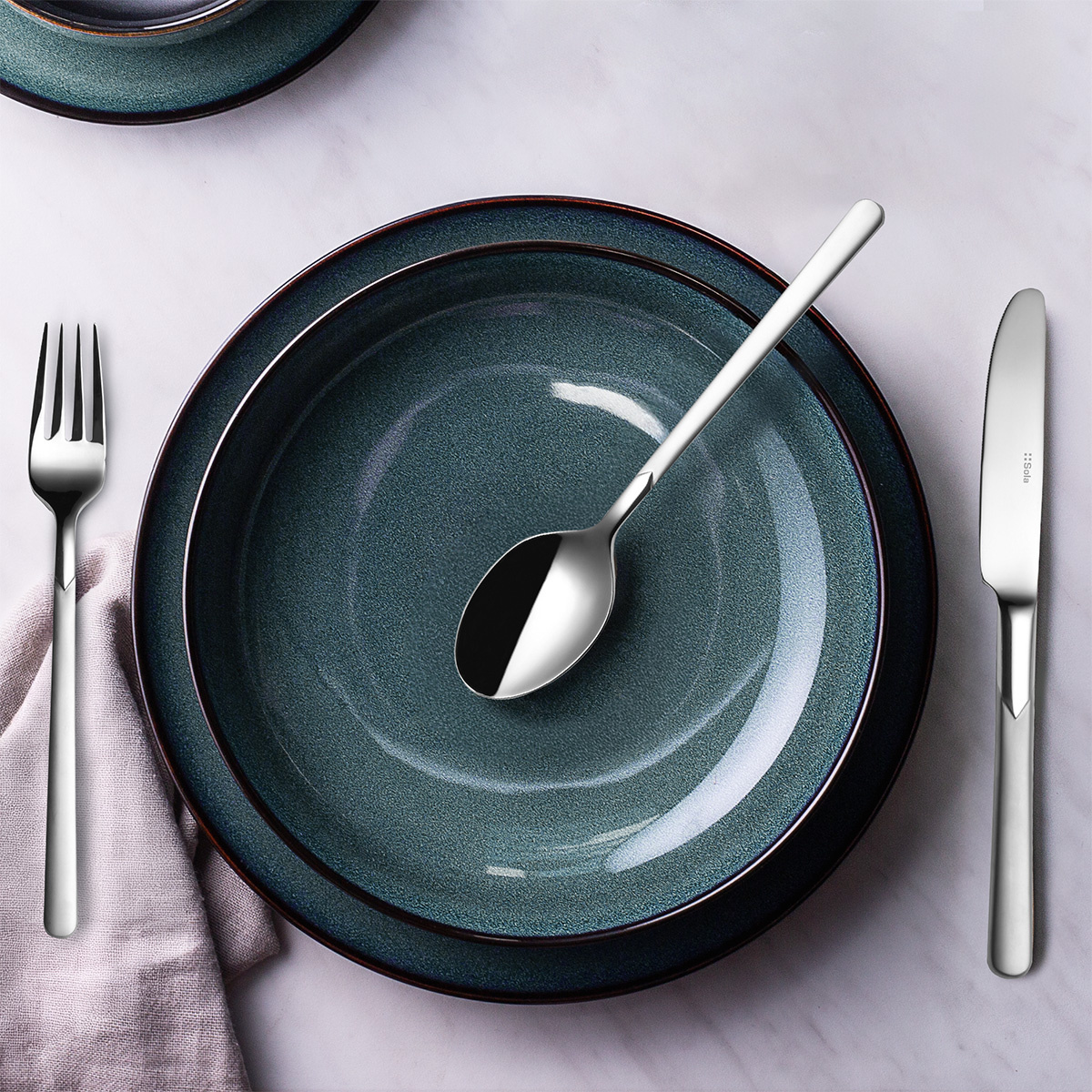 Starter tableware set 36 pcs | Elements Night
