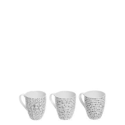 Cup set 3 pcs - Basic Dots