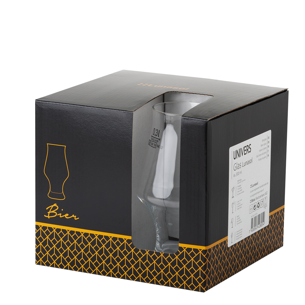 Bicchieri da birra 300 ml set da 4 - Univers Glas Lunasol