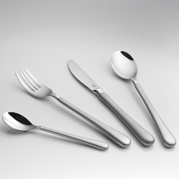 Cutlery set 24 pcs | Kreta Quarz Platinum Line