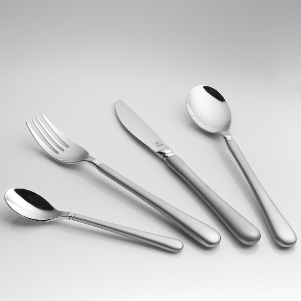 Cutlery set 16 pcs | Kreta Quarz Platinum Line