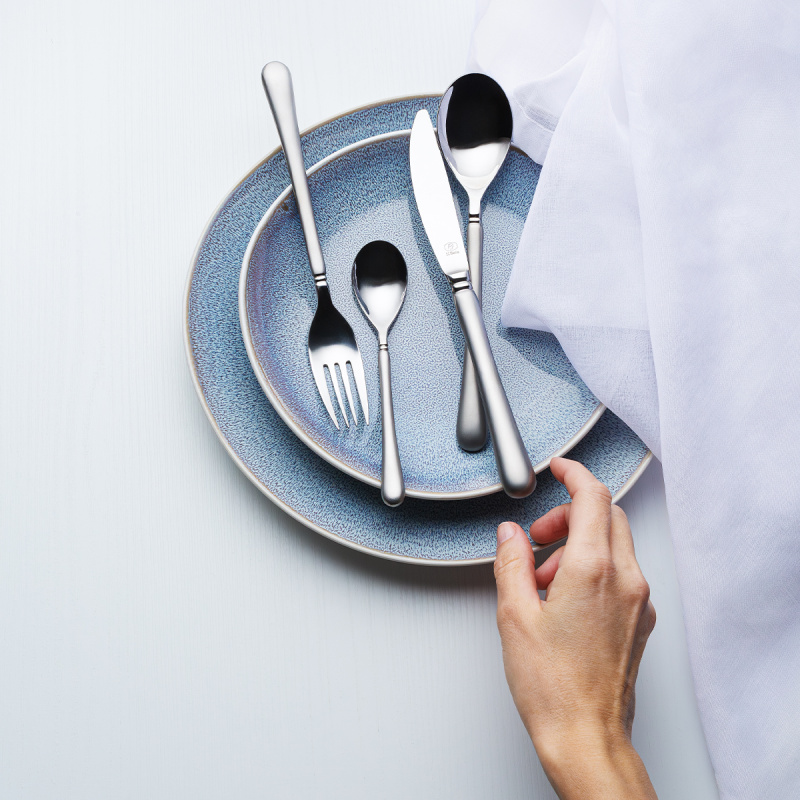 Cutlery set 16 pcs | Kreta Quarz Platinum Line